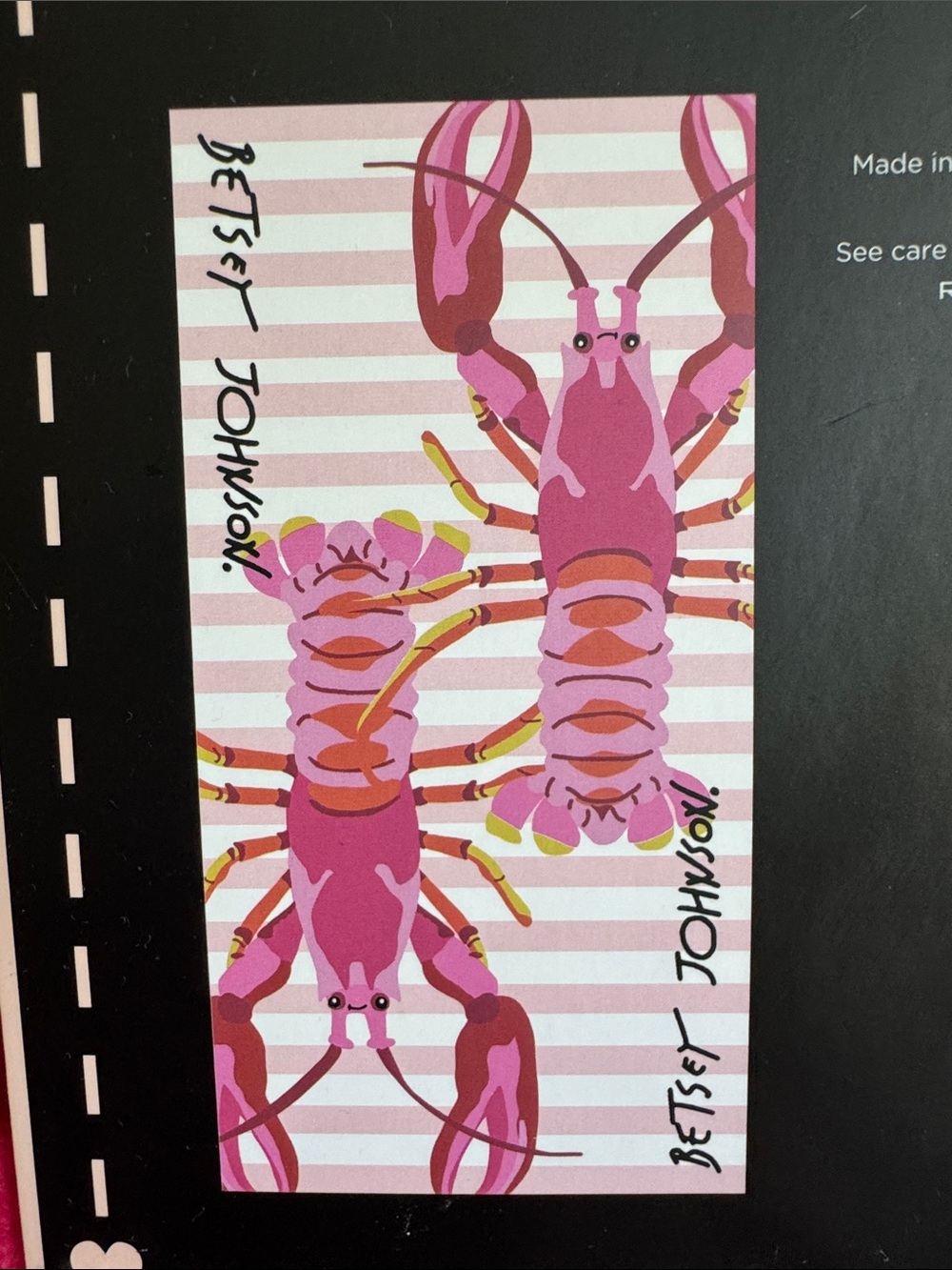 🦞🌴 Betsey Johnson Lobster Beach Towel – Bright, Playful & Summer Ready! 🌴🦞 - Picture 4 of 7